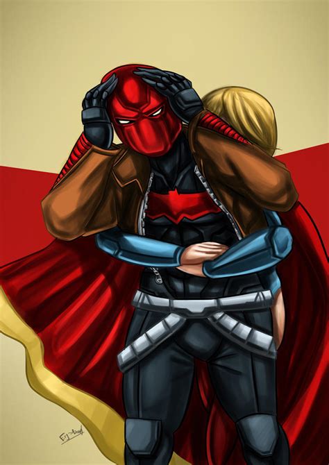 red hood x supergirl